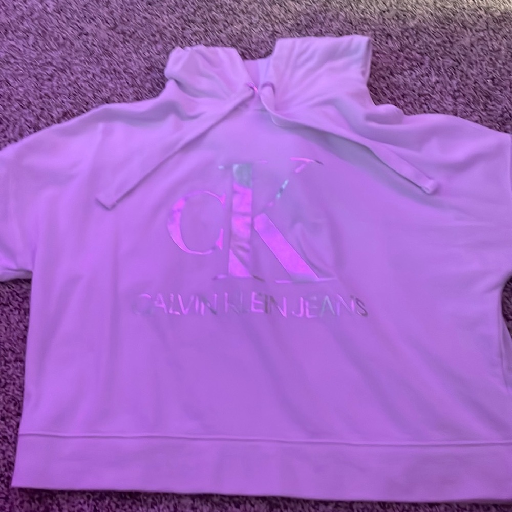 White Calvin Klein hoodie